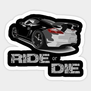 porsche gt - Ride or Die Sticker